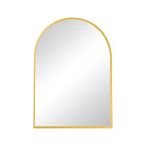 Mirrory Gold Aluminum Wall Mirror (80 cm)