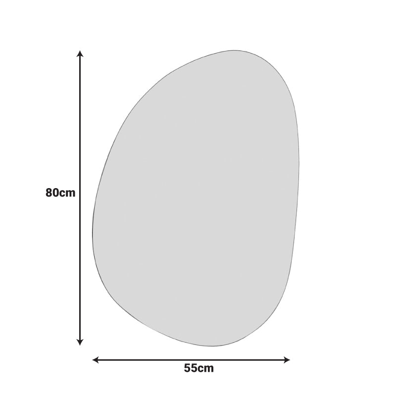 Listro Irregular Shape Wall Mirror (80 cm)