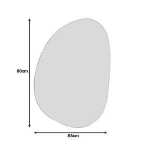 Listro Irregular Shape Wall Mirror (80 cm)