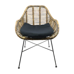 Rattan Iron Chair (83cm)