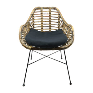 Rattan Iron Chair (83cm)