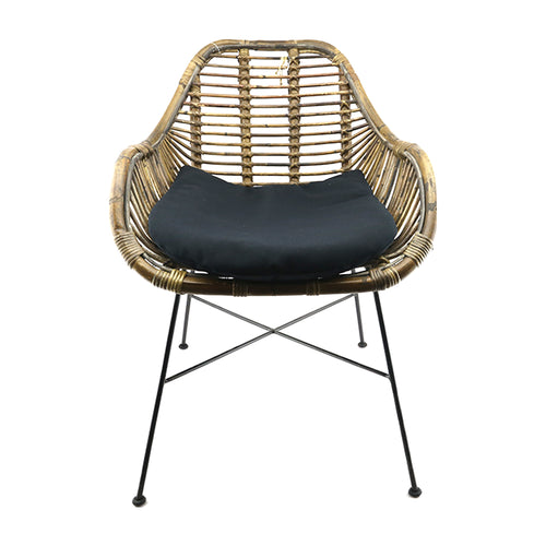Rattan Iron Chair (83cm)