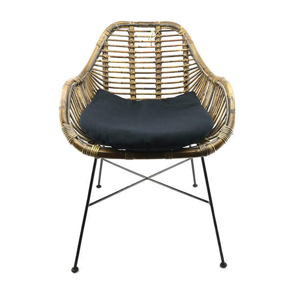 Rattan Iron Chair (83cm)