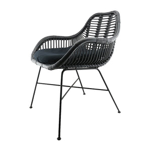 Rattan Iron Chair (83cm)