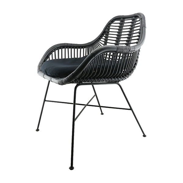 Rattan Iron Chair (83cm)