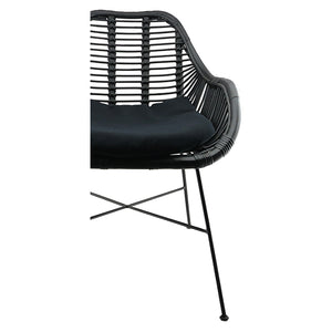 Rattan Iron Chair (83cm)
