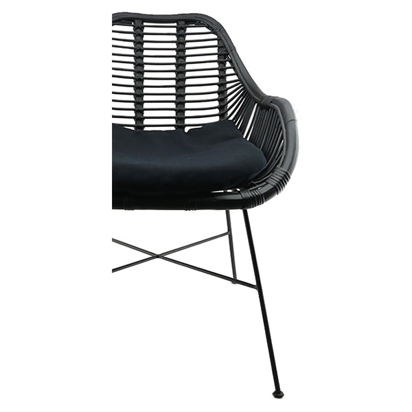 Rattan Iron Chair (83cm)