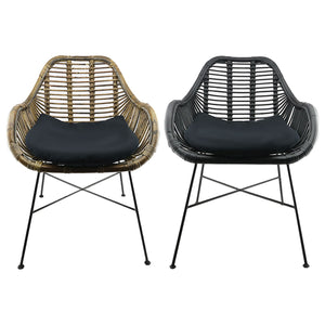 Rattan Iron Chair (83cm)