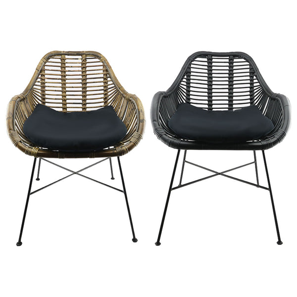 Rattan Iron Chair (83cm)