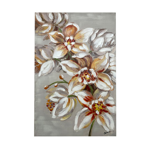 Flourish I Floral Canvas Art (120 cm)