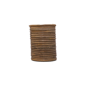 Grey Stripe Round Pot (10 cm)