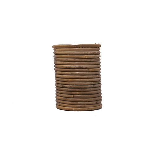 Grey Stripe Round Pot (10 cm)