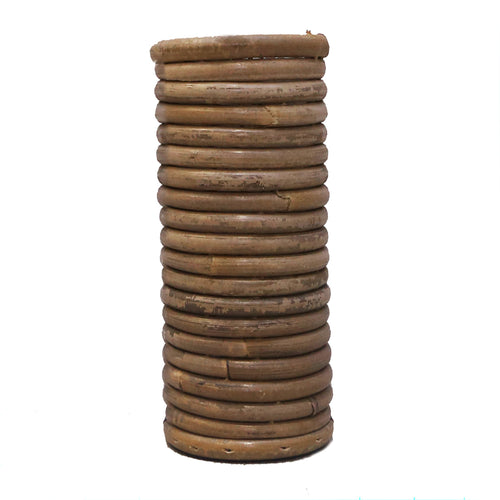Grey Stripe Round Pot (18 cm)