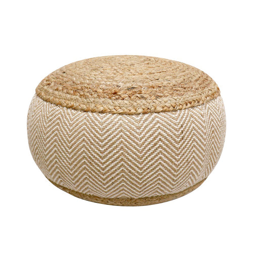 Hipy Natural Jute Stool Pouf (40 cm)