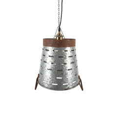 Grey Metallic Ceiling Light (28.5 cm)