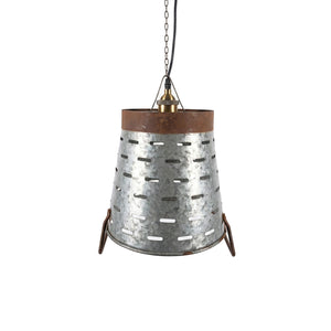 Grey Metallic Ceiling Light (28.5 cm)
