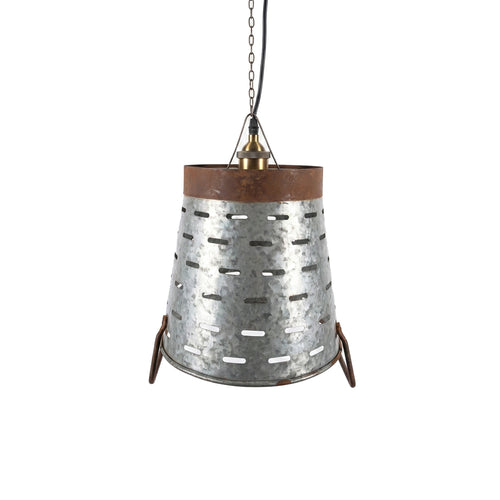 Grey Metallic Ceiling Light (28.5 cm)