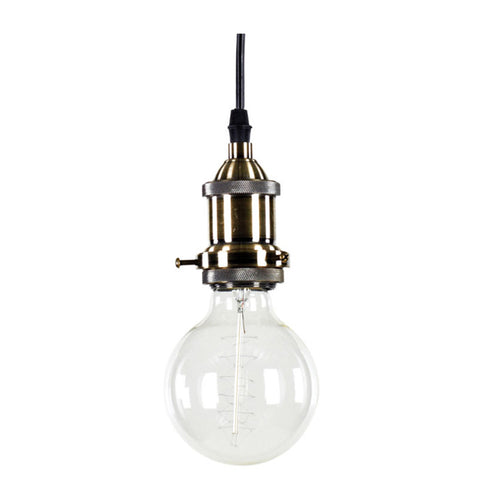 Clear Brass Ceiling Lamp (10 cm)