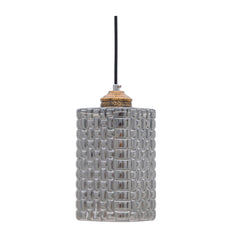 Grey Gold Glass Ceiling Lamp (27.5 cm)
