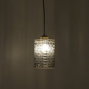 Grey Gold Glass Ceiling Lamp (27.5 cm)