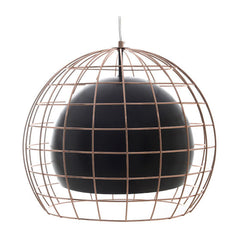 Black Metal Ceiling Lamp (38 cm)