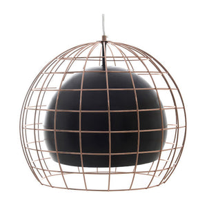 Black Metal Ceiling Lamp (38 cm)