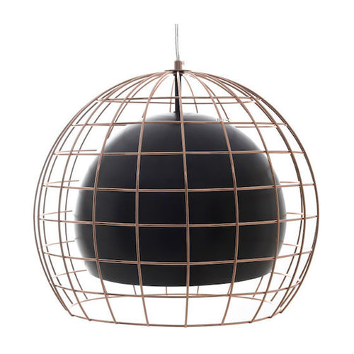 Black Metal Ceiling Lamp (38 cm)