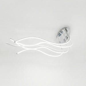 Silver LED Metal Ceiling Lamp (74 cm)