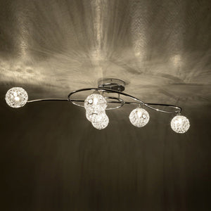 Glass Ceiling Lamp 3 Lights (98 cm)