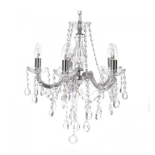 Glass Pendant with 5 Lamps