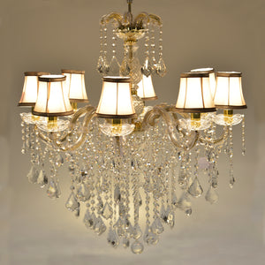 Glass Pendant with 8 Lamps