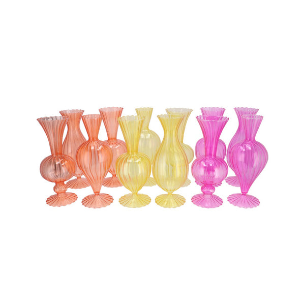 Dutch Orange Mix Glass Vase (20 cm)