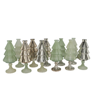 JAZZ NORDIC GREEN VASE X-MAS TREE ASS 11X25CM NM