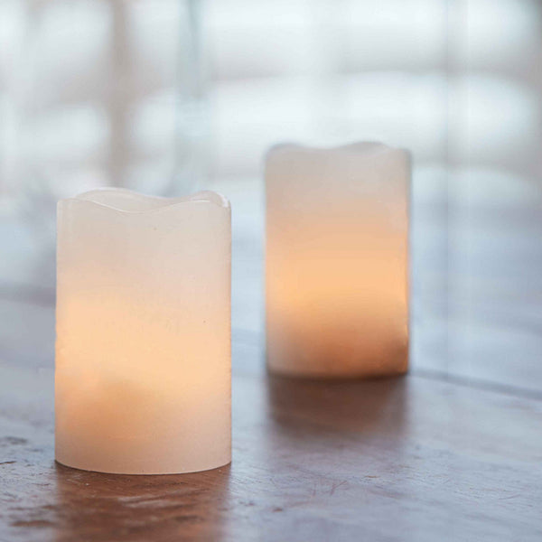 RM LED White Candle 2pcs