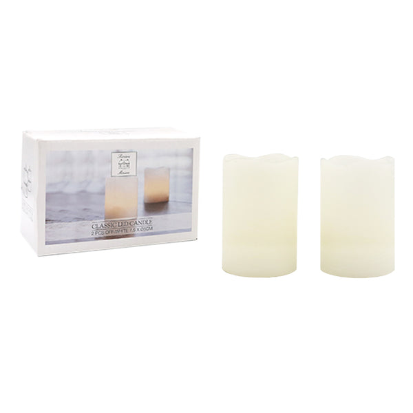 RM LED White Candle 2pcs