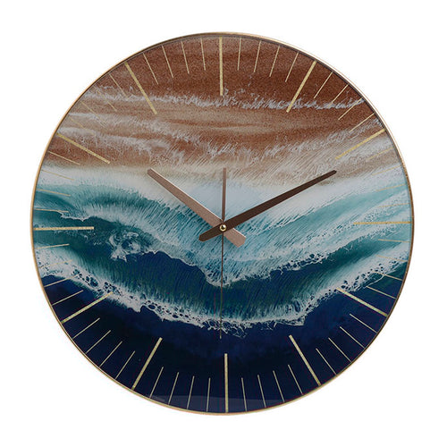 Wooden Waves Clock (45 cm)