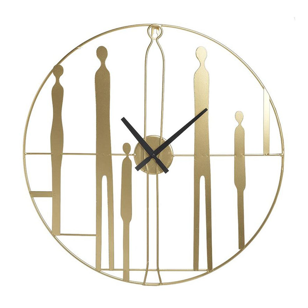 Golden Metal-Plated Clock (52 cm)