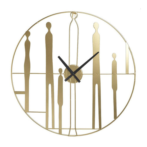 Golden Metal-Plated Clock (52 cm)