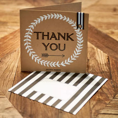 RM Postcard thank you + env
