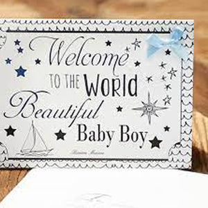 RM Postcard welcome boy
