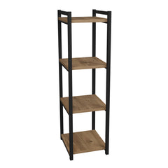 Harvey Natural And Black Floor Shelf (100 cm)