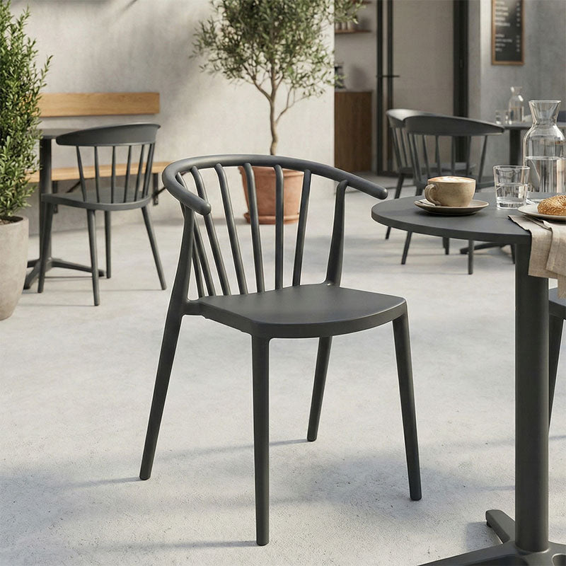 Zelma Anthracite Garden Armchair (73 cm)