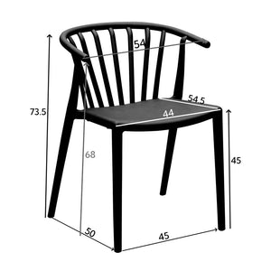 Zelma Anthracite Garden Armchair (73 cm)