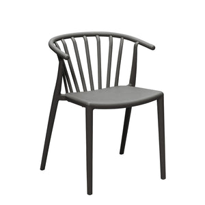 Zelma Anthracite Garden Armchair (73 cm)