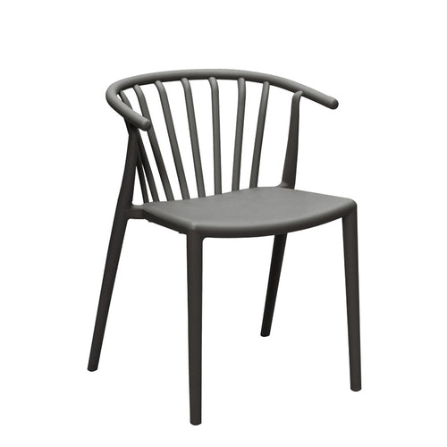 Zelma Anthracite Garden Armchair (73 cm)