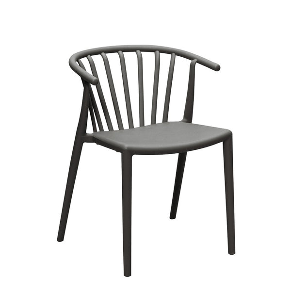 Zelma Anthracite Garden Armchair (73 cm)