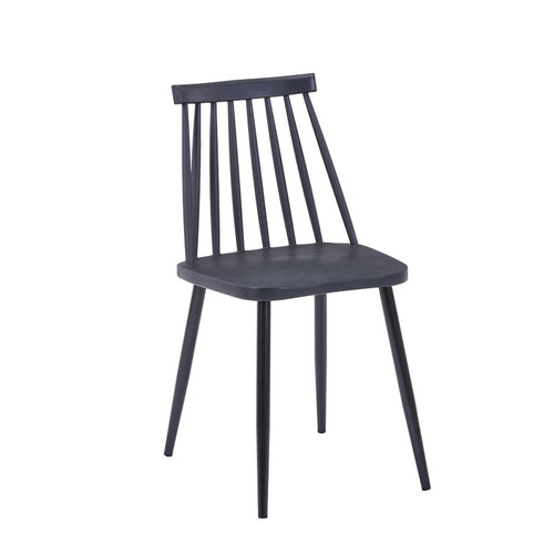 Aurora I Black PP Chair With Black Legs (79 cm)