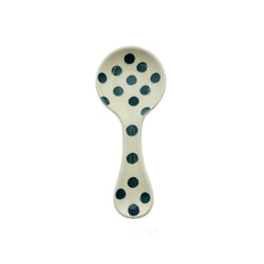 White And Green Spoon (25 cm)