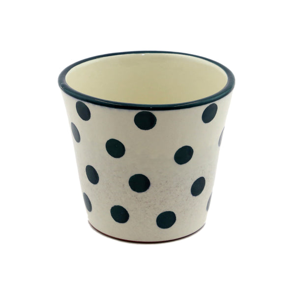 White And Green Pot 3 Colours (14 cm)