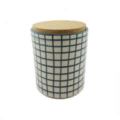 White And Green Pot (19 cm)